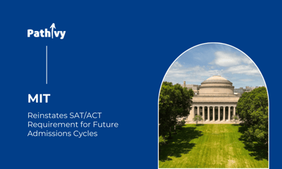MIT Reinstates SAT/ACT Requirement for Future Admissions Cycles